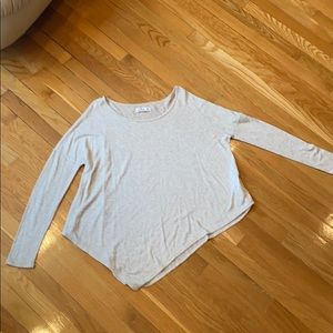 Hollister long sleeve asymmetrical tunic top